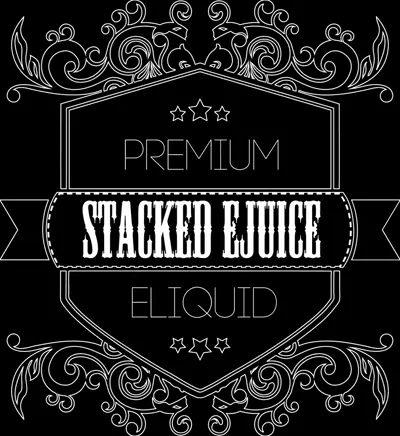 Stacked E Juice Premium Seal logo